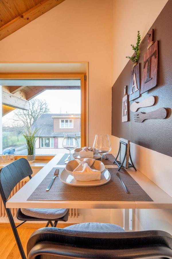 Swiss Alps View Apartment - Contactless Self Check-In Thun Exterior foto